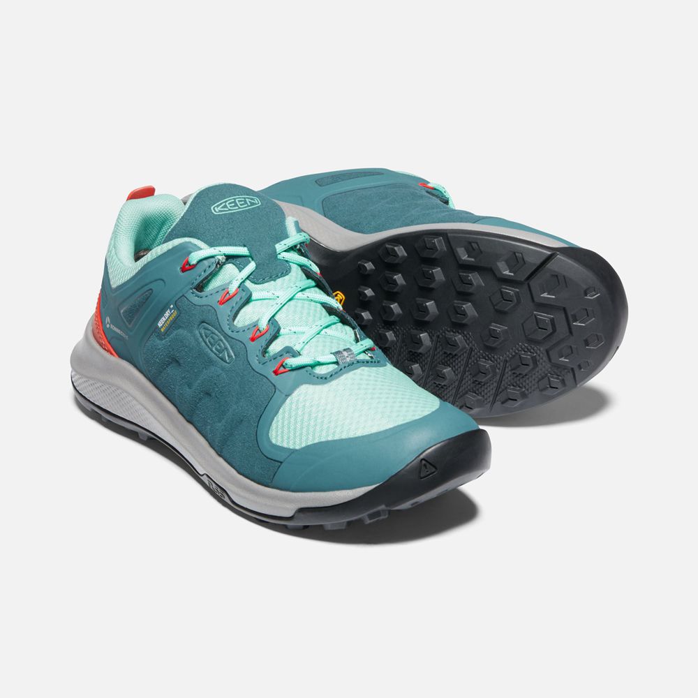 Zapatillas Keen Mexico Azules - Mujer Explore Waterproof - ME5902381